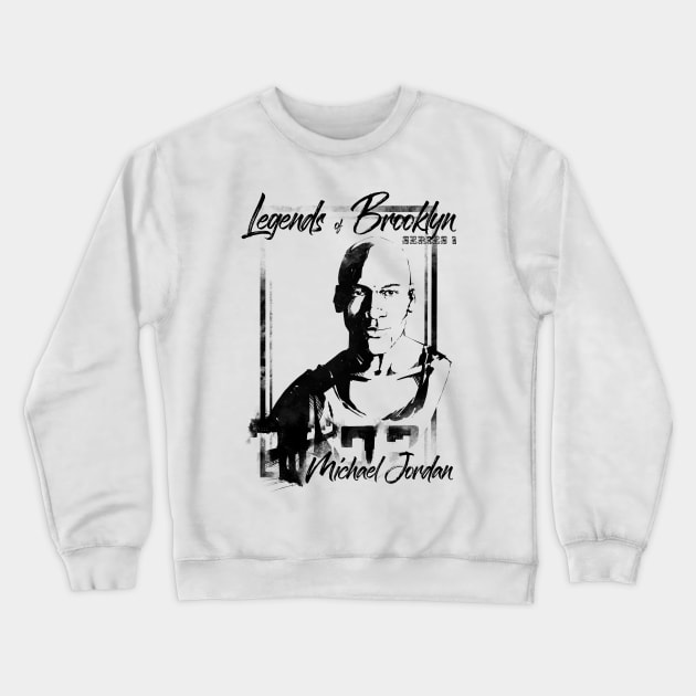 Michael Jordan / Legend of Brooklyn Crewneck Sweatshirt by Kotolevskiy